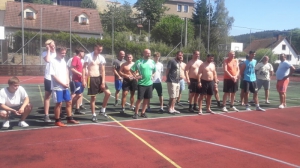 Nohejbalového turnaje O pohár zámeckého pivovaru Chyše se zúčastnilo 8 týmů.