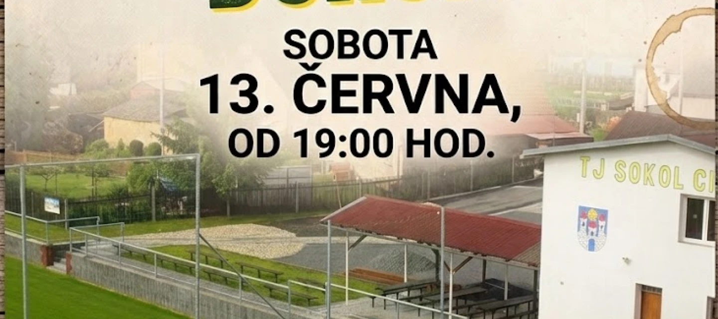 Dokopná se koná v sobotu 13.června od 19 hodin